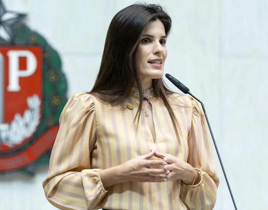 Deputada Dani Alonso em seu primeiro mandato na Alesp: parlamentar registrou aumento de gastos em ano anterior ao período eleitoral - Foto: Divulgação/Alesp