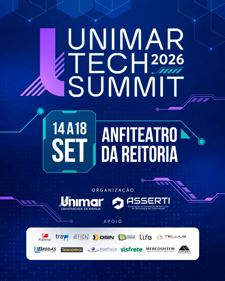 Unimar Tech Summit 2026 reúne tecnologia, inovação, ciência e mercado em uma semana de programação