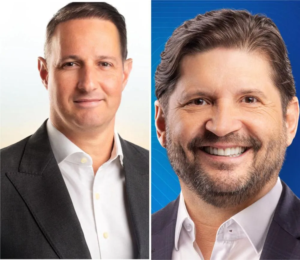 Guilherme Derrite e André do Prado conquistaram as duas vagas de São Paulo; em Marília, receberam 82.220 e 78.993 votos, respectivamente - Fotos: Redes Sociais