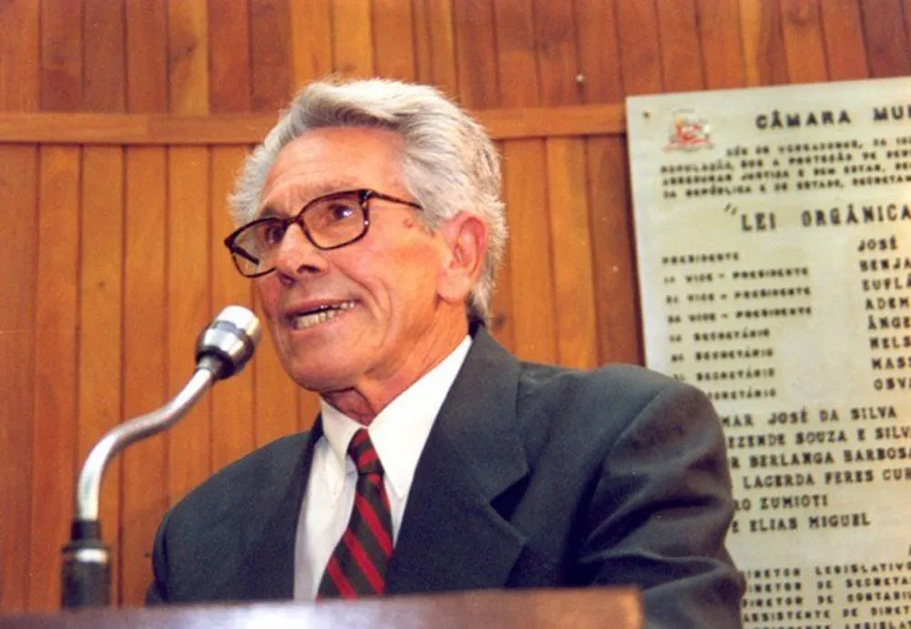Aldo Pedro Conelian exerceu três mandatos como vereador em Marília e presidiu a Câmara no biênio 1983-1984