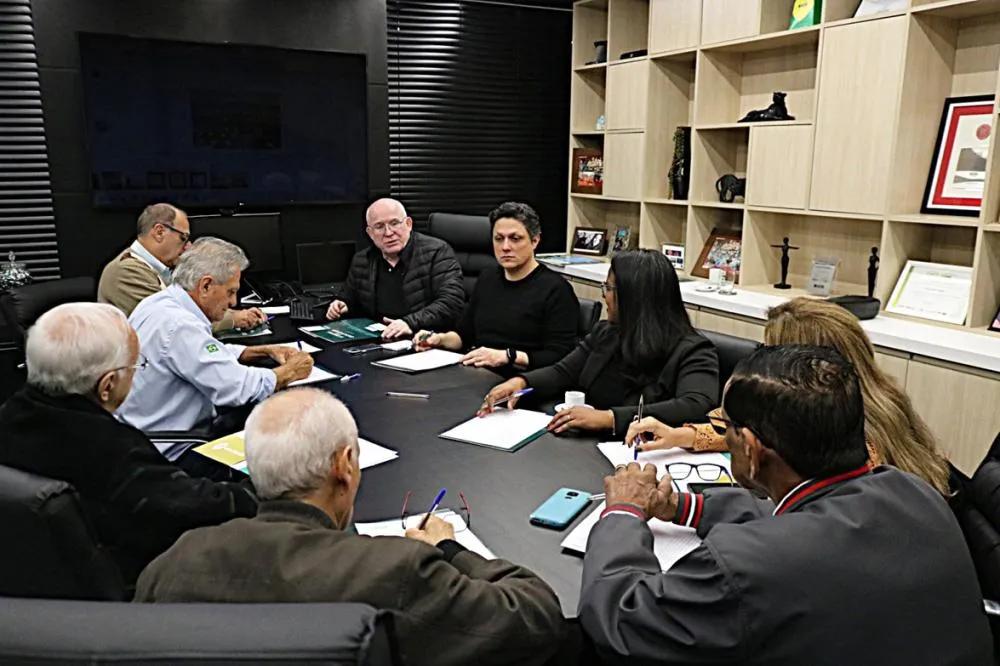 Diretoria da Acim se reuniu em julho e a passagem do Dia do Comerciante foi lembrada - Foto: Divulgação